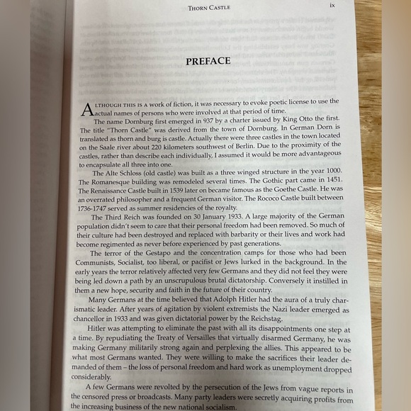 Thorn Castle by Robert Dornburg Autographed Copy 2005 Trafford Publishing - Picture 9 of 12